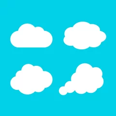Gordijnen Cloud vector icon © Arcady