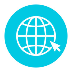 World globe vector icon