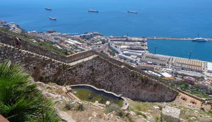Gibraltar is a beautiful place on the south of Europe