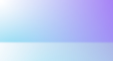 Abstract background with blue pastel shades and gradient effect. 3D Rendering