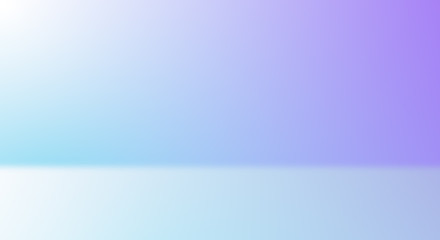 Abstract background with blue pastel shades and gradient effect. 3D Rendering