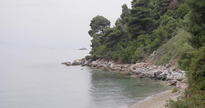 Bay on skiathos island