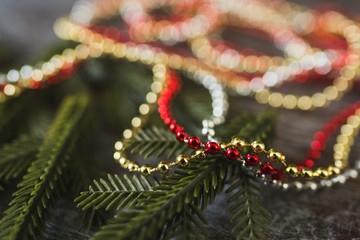 christmas decoration on a background