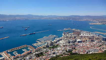 Gibraltar is a beautiful place on the south of Europe