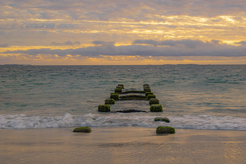 Wrecked jetty