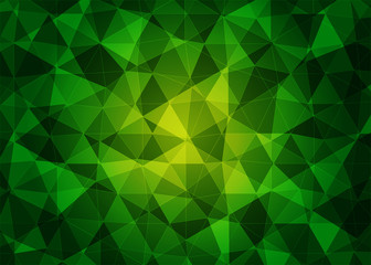 Obraz na płótnie Canvas green geometric background