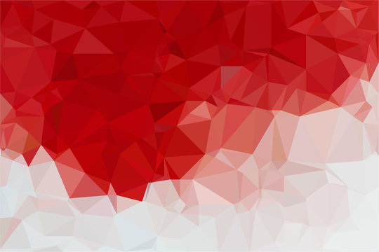 red triangle Background Vector Illustration