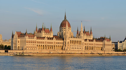 Fototapeta na wymiar Hungarian Parliament, Budapest, Hungary.