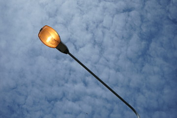 Street lighting during the day