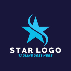 Fototapeta premium Letter S For Star Logo design. Alphabet Emblem vector concept and Modern icon. Premium Star Symbol. Logo for Company and Business.
