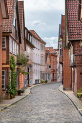 Fototapeta na wymiar Lauenburg, Germany. The historic old town.