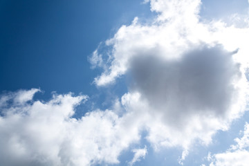 A group of clouds on the sky