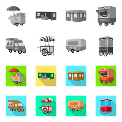 Vector illustration of marketing and tent logo. Set of marketing and outdoor vector icon for stock.