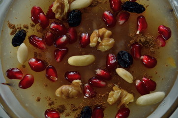 traditional  türkish dessert, aşure