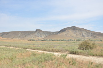 Crimean mountains in summer, South East