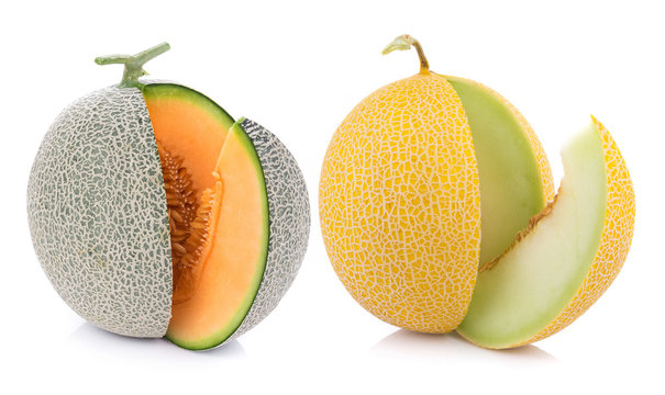 melon isolated on white background