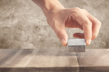 House Residential Structure in hand