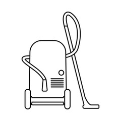 Vector illustration of cleaner and vacuum logo. Collection of cleaner and clean stock symbol for web.
