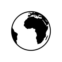 Globus und Hintergrund