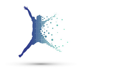 bambino, saltare, cromoterapia, ricreazione, giocare © xyz+