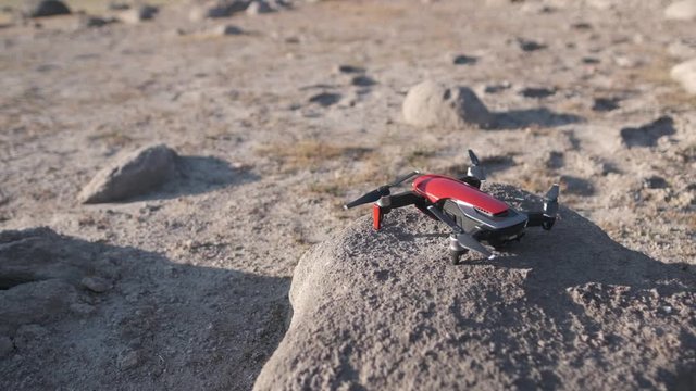 drone taking off