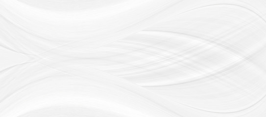 Obraz premium White background 3 d with elements of waves in a fantastic abstract design, the texture of the lines in a modern style for wallpaper. Light gray template for wedding ceremony or business presentation.