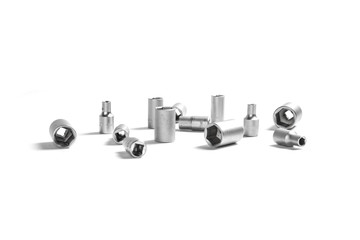set of hand tools on a white background