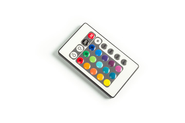remote control on a white background