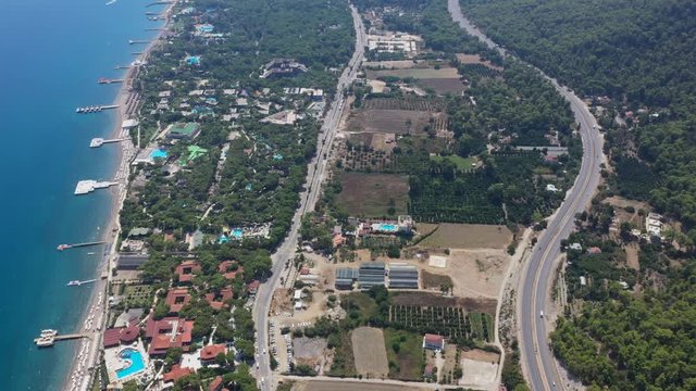 Aerial View Beldibi Village, Turkey