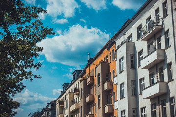 Fototapeta na wymiar residential buildings in the heart of germany
