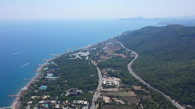 Aerial View Beldibi Village, Turkey