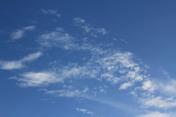 blue sky with clouds