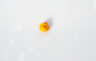 corn grain on a white background
