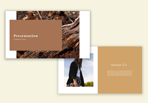 Minimalist Brand Presentation Layout
