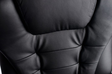 texture expensive black leather background for copy space