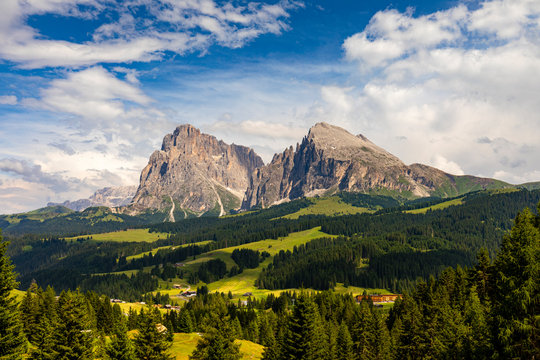 Langkofel und Plattkofel - S&uuml;dtirol, Seiser Alm