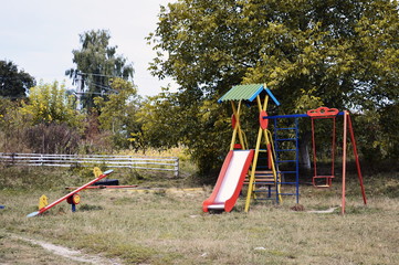 Obraz na płótnie Canvas playground in the park