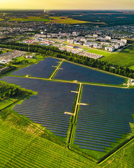 Solar Cells near Smarhon, Belarus 