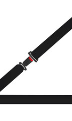 Car safety belt. vector illustration