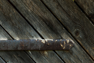 Dark old shabby wooden boards