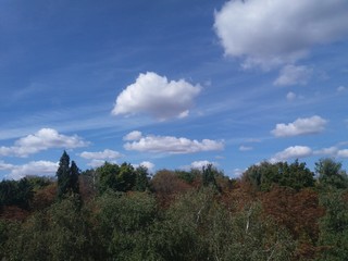 Landskape.lake.nature.blue.water.sky.