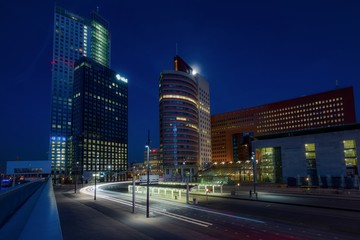 Rotterdam city at night
