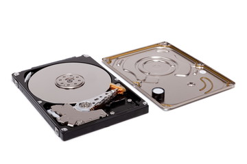 Disassembled hdd disk 2.5 