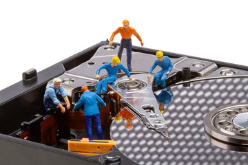 Miniature - repair and HDD drive recovery