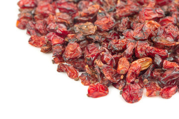 Dry red barberry