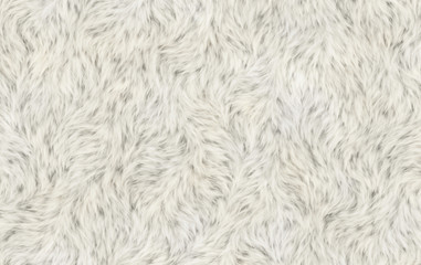 white soft shaggy fleece animal hair 