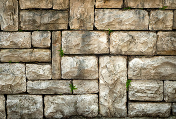 Texture of old weathered stone
