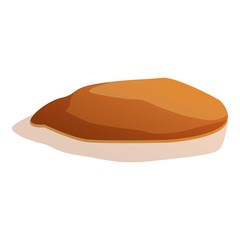 Canyon stone icon. Cartoon of canyon stone vector icon for web design isolated on white background