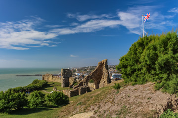 Hastings Castle Ruine