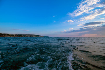 Before sunrise at sea. Byala Resort, Northern Black Sea Coast, Bulgaria.